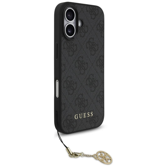 MagSafe tok Apple iPhone 17-hez, Guess, 4G Charm Cradle, Fekete