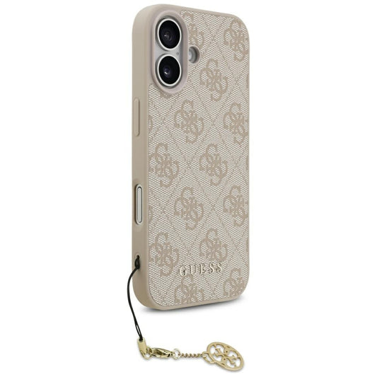 MagSafe tok Apple iPhone 17-hez, Guess, 4G Charm Cradle, Rózsaszín