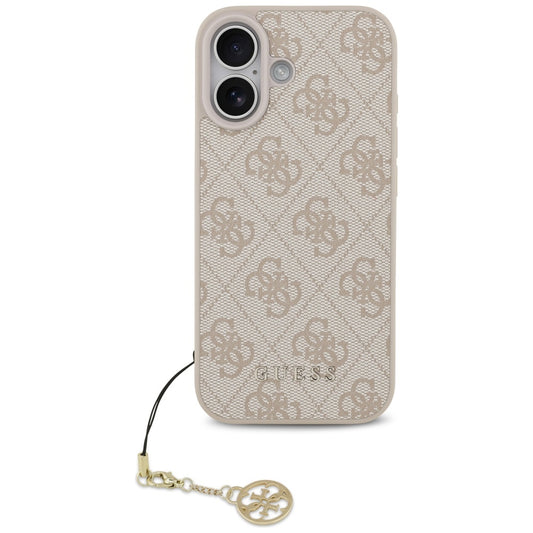 MagSafe tok Apple iPhone 17-hez, Guess, 4G Charm Cradle, Rózsaszín