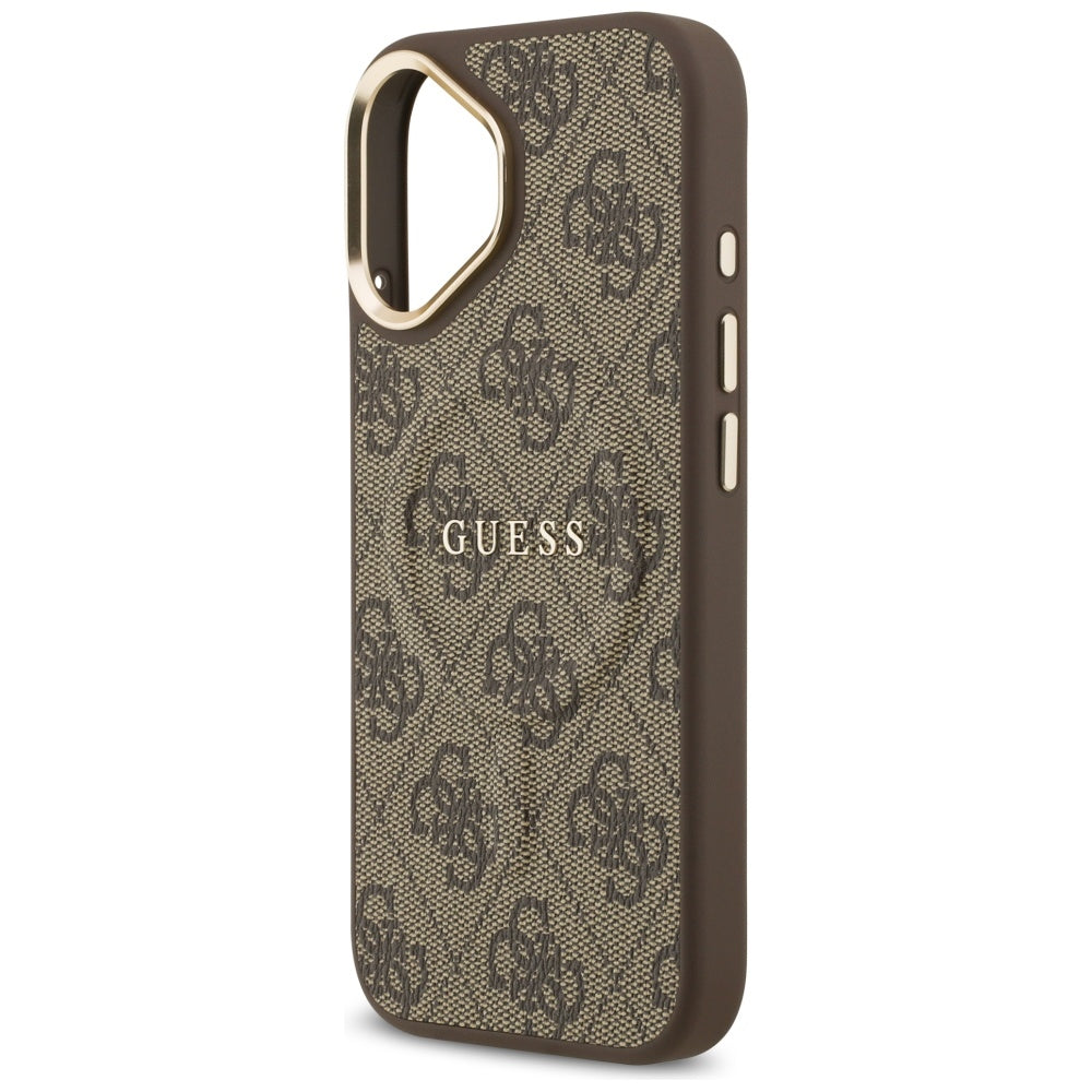 MagSafe tok Apple iPhone 17-hez, Guess, 4G Classic, Barna