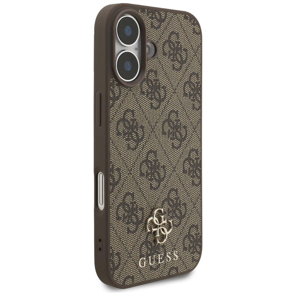 MagSafe tok Apple iPhone 17-hez, Guess, 4G Small and Classic Logo, Barna