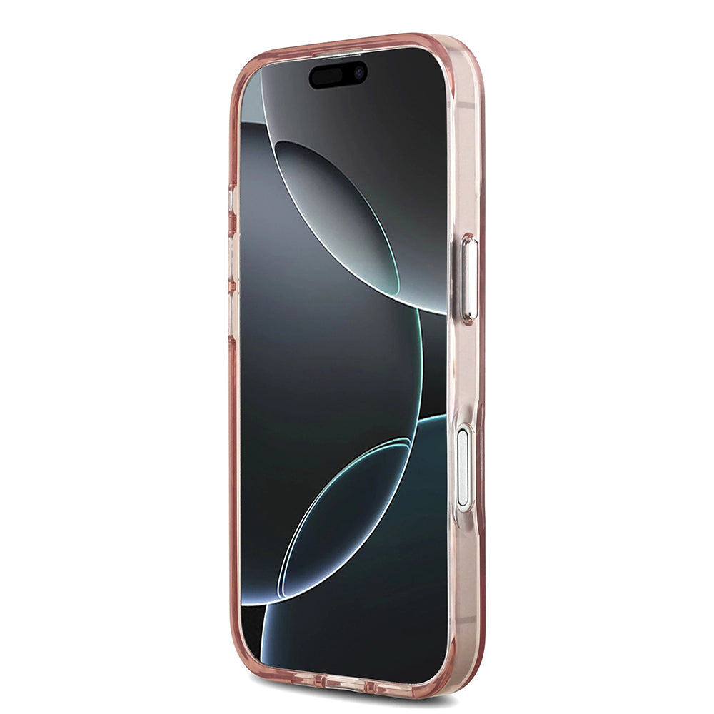MagSafe tok Apple iPhone 17-hez, Karl Lagerfeld, IML Sketch Logo Choupette, Rózsaszín