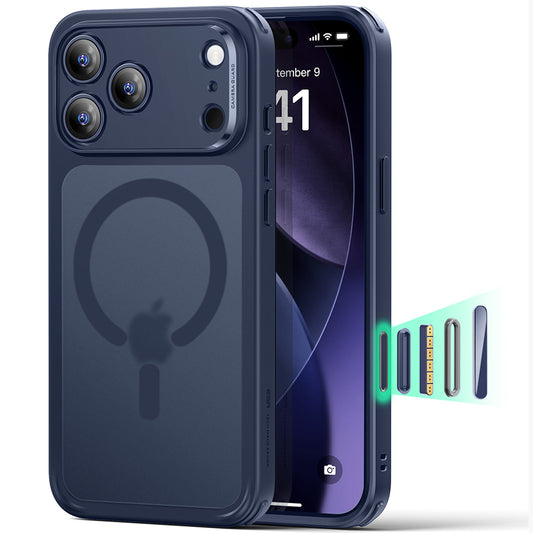 MagSafe tok Apple iPhone 17 Pro-hoz, ESR, Classic Hybrid, Szaténkék