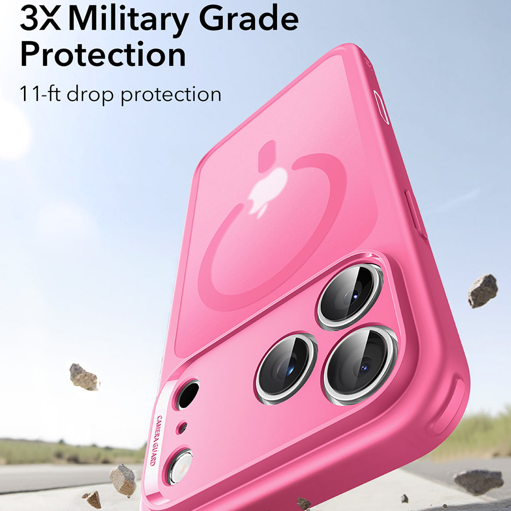 MagSafe tok Apple iPhone 17 Pro-hoz, ESR, Classic Hybrid, Szatén Rózsaszín