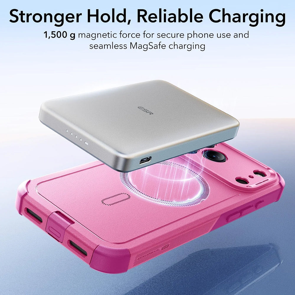 MagSafe tok Apple iPhone 17 Pro-hoz, ESR, Cyber, Rózsaszín
