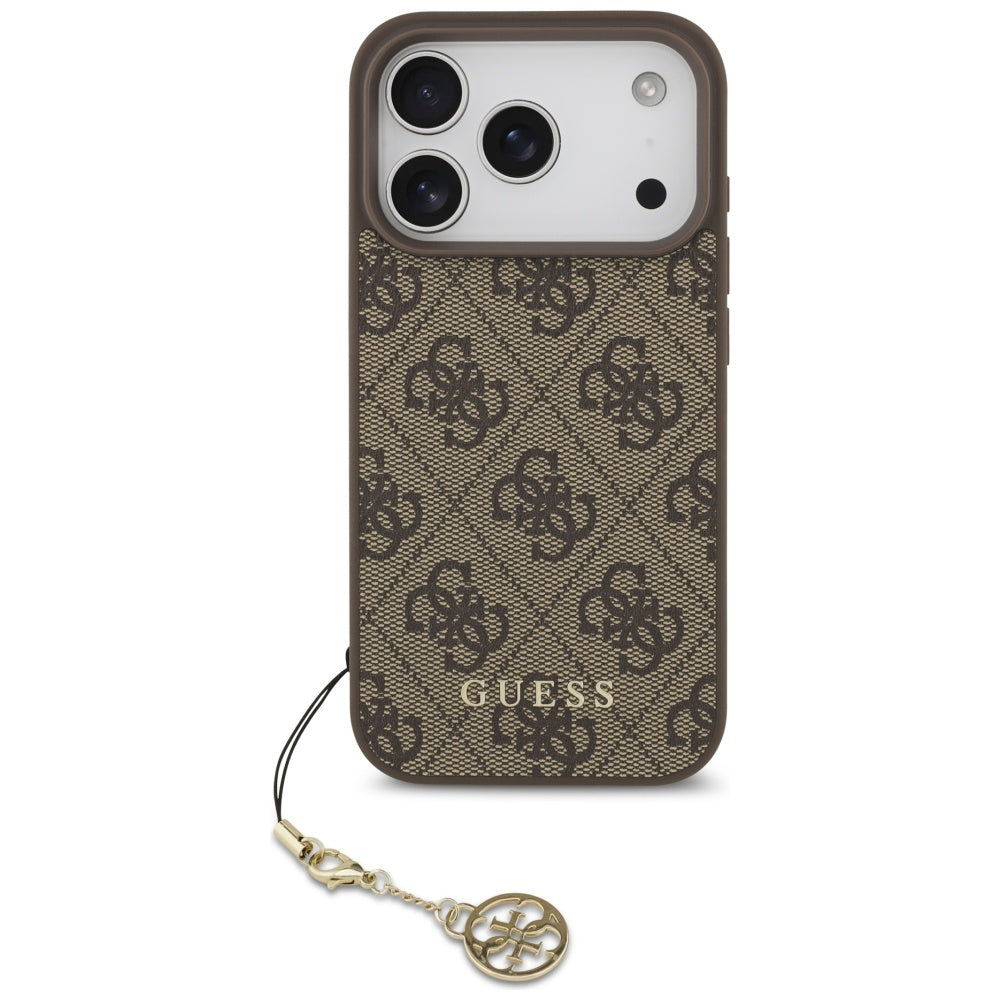 MagSafe tok Apple iPhone 17 Pro-hoz, Guess, 4G Charm Cradle, Barna