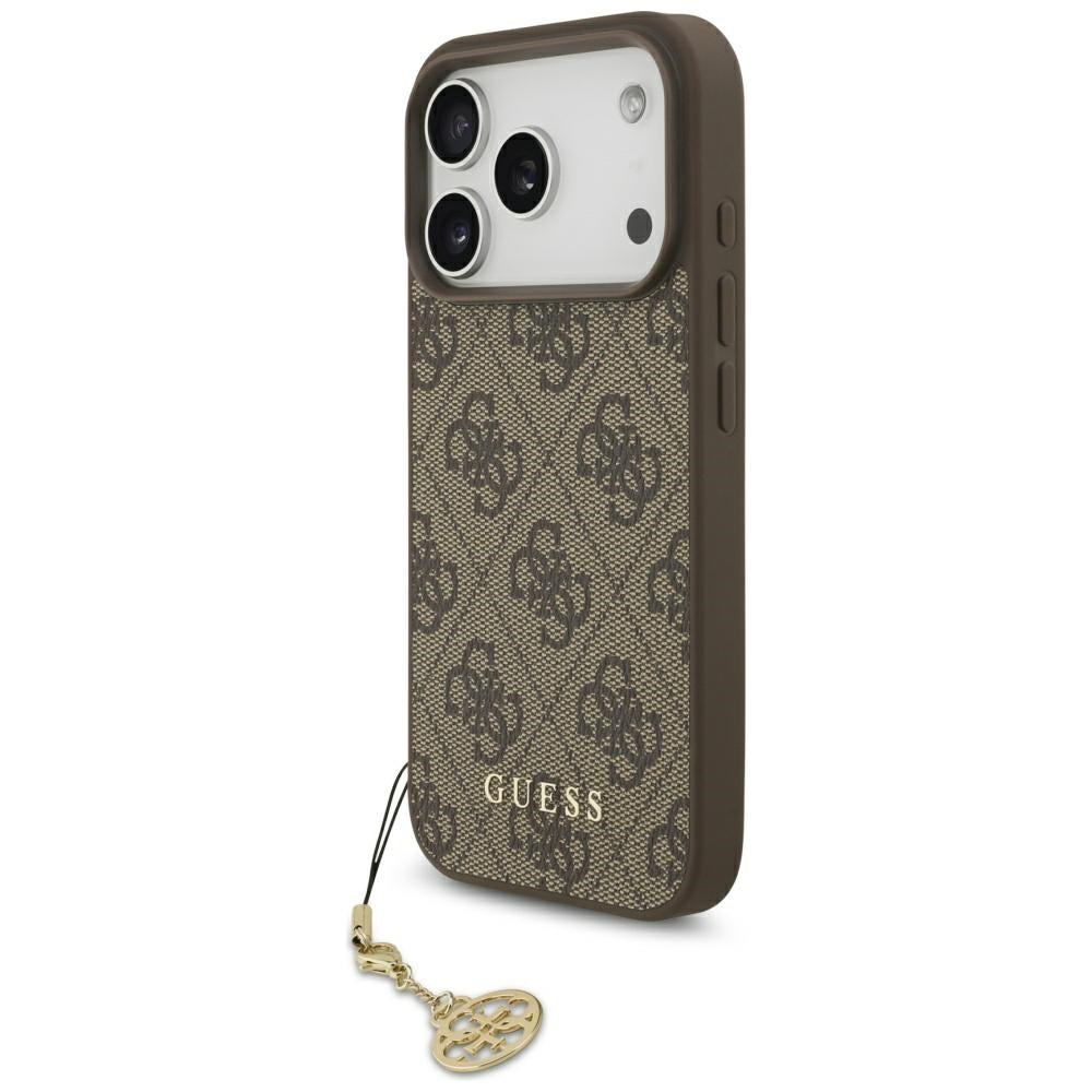 MagSafe tok Apple iPhone 17 Pro-hoz, Guess, 4G Charm Cradle, Barna