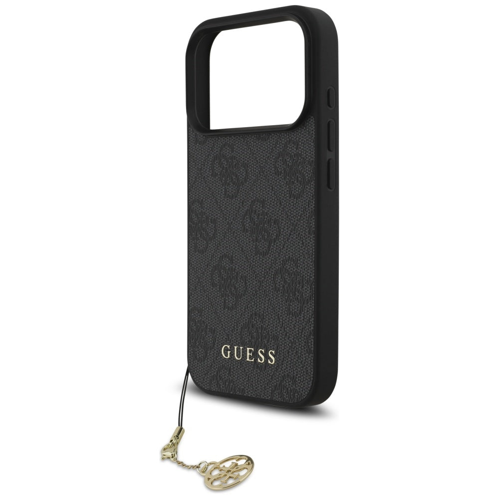 MagSafe tok Apple iPhone 17 Pro-hoz, Guess, 4G Charm Cradle, Fekete