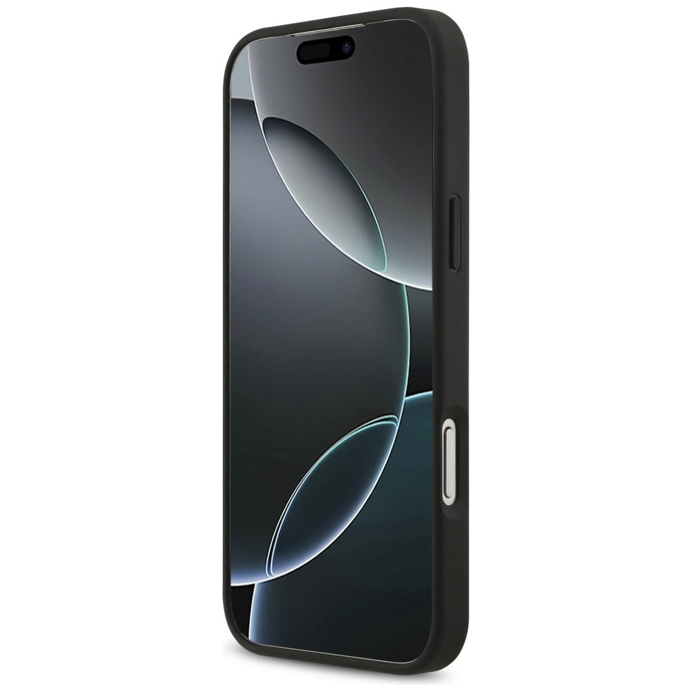 MagSafe tok Apple iPhone 17 Pro-hoz, Guess, 4G Circle Classic Logo, Fekete