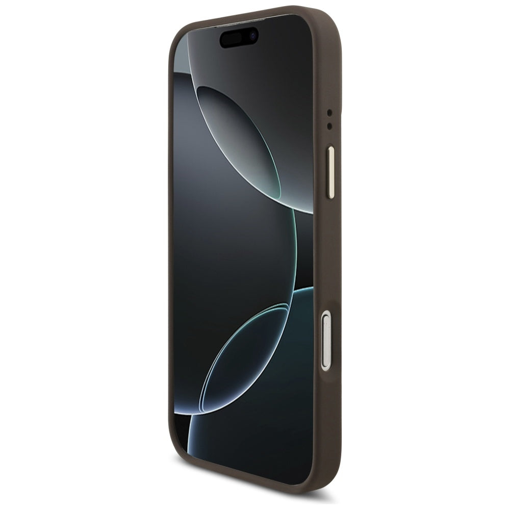 MagSafe Case for Apple iPhone 17 Pro, Guess, Cardslot 4G, Brown