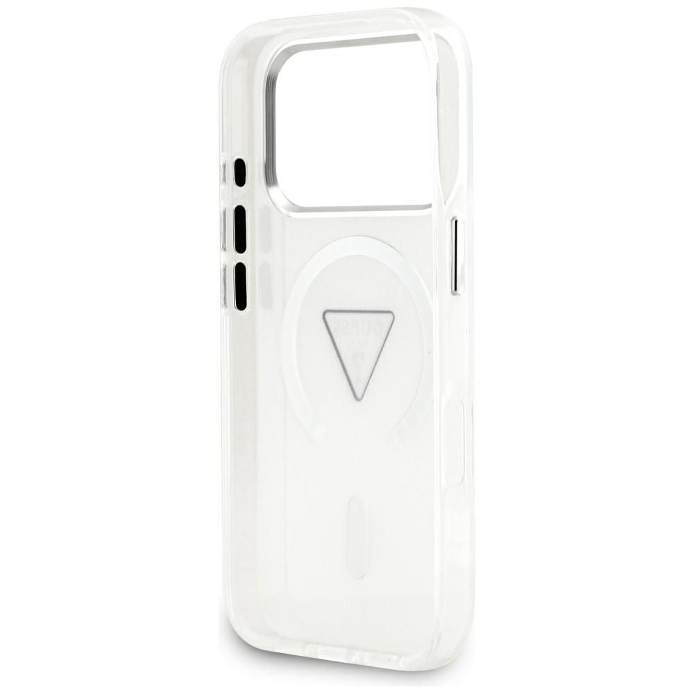 MagSafe tok Apple iPhone 17 Pro-hoz, Guess, IML Gradient Triangle Logo, Átlátszó