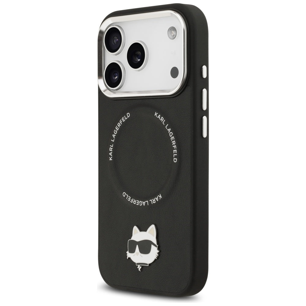 MagSafe tok Apple iPhone 17 Pro-hoz, Karl Lagerfeld, Choupette Pin, Fekete