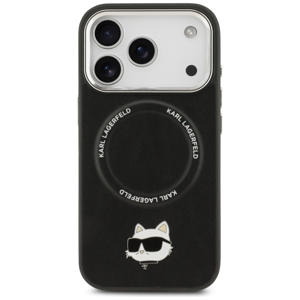 MagSafe tok Apple iPhone 17 Pro-hoz, Karl Lagerfeld, Choupette Pin, Fekete
