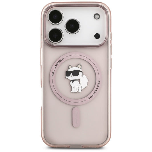 MagSafe tok Apple iPhone 17 Pro-hoz, Karl Lagerfeld, IML Choupette, Rózsaszín