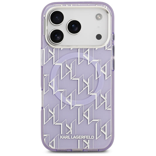 MagSafe tok Apple iPhone 17 Pro-hoz, Karl Lagerfeld, IML KL Monogram, Lila