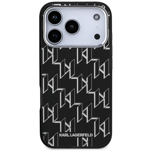 MagSafe tok Apple iPhone 17 Pro-hoz, Karl Lagerfeld, IML KL Monogram, Fekete