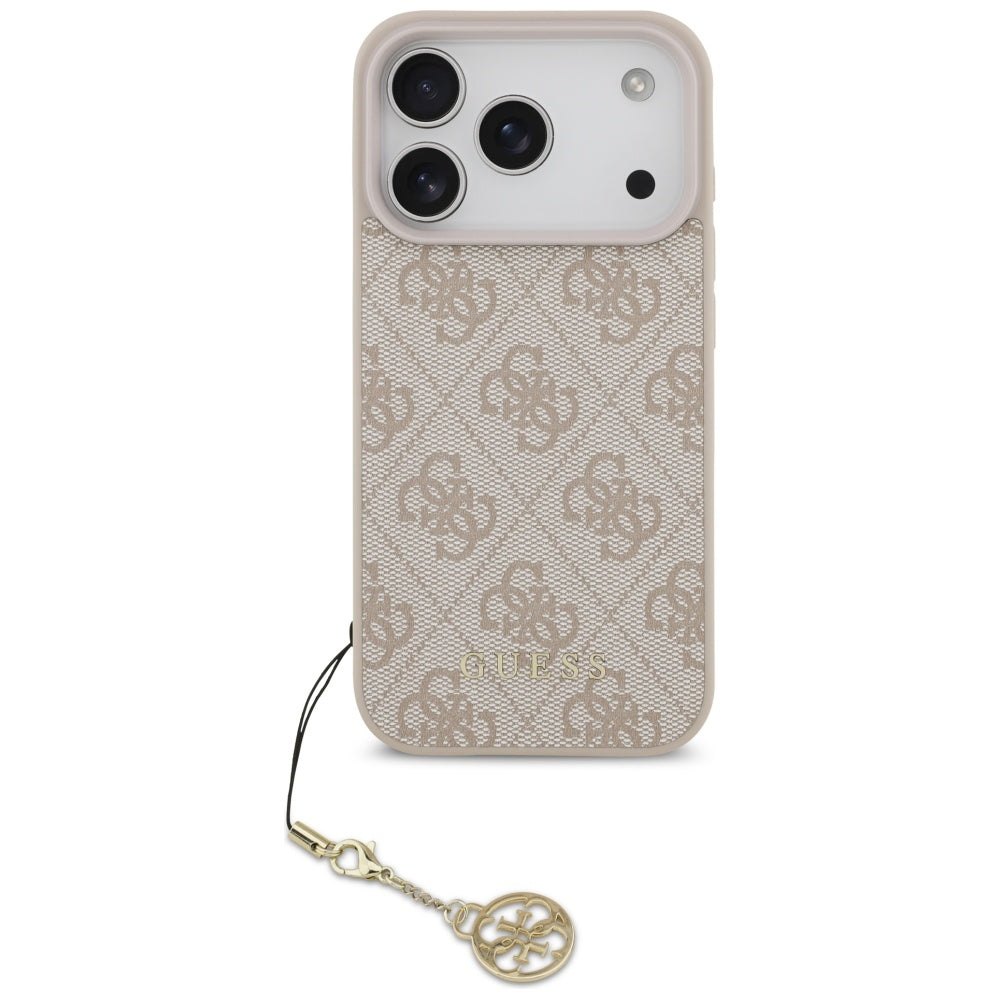 MagSafe Case for Apple iPhone 17 Pro Max, Guess, 4G Charm Cradle, Pink