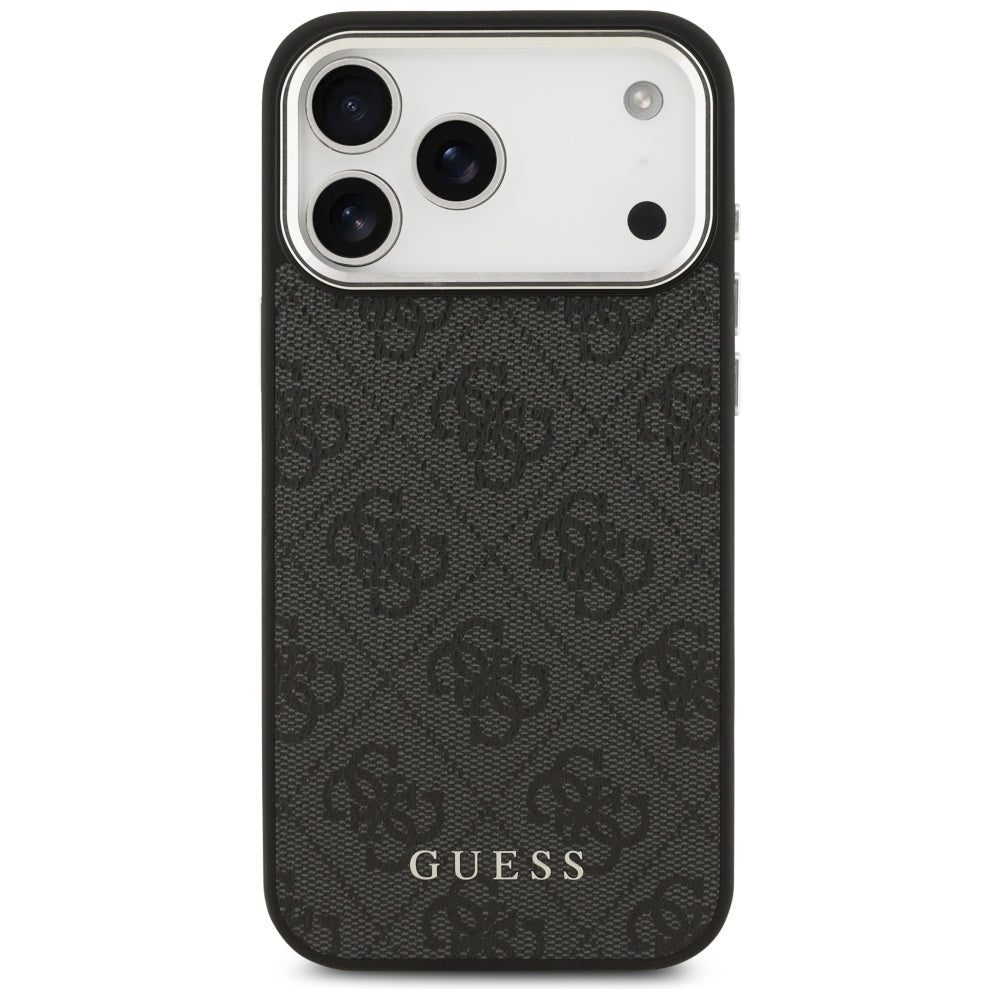 MagSafe tok Apple iPhone 17 Pro Max-hez, Guess, 4G Classic Logo, Fekete