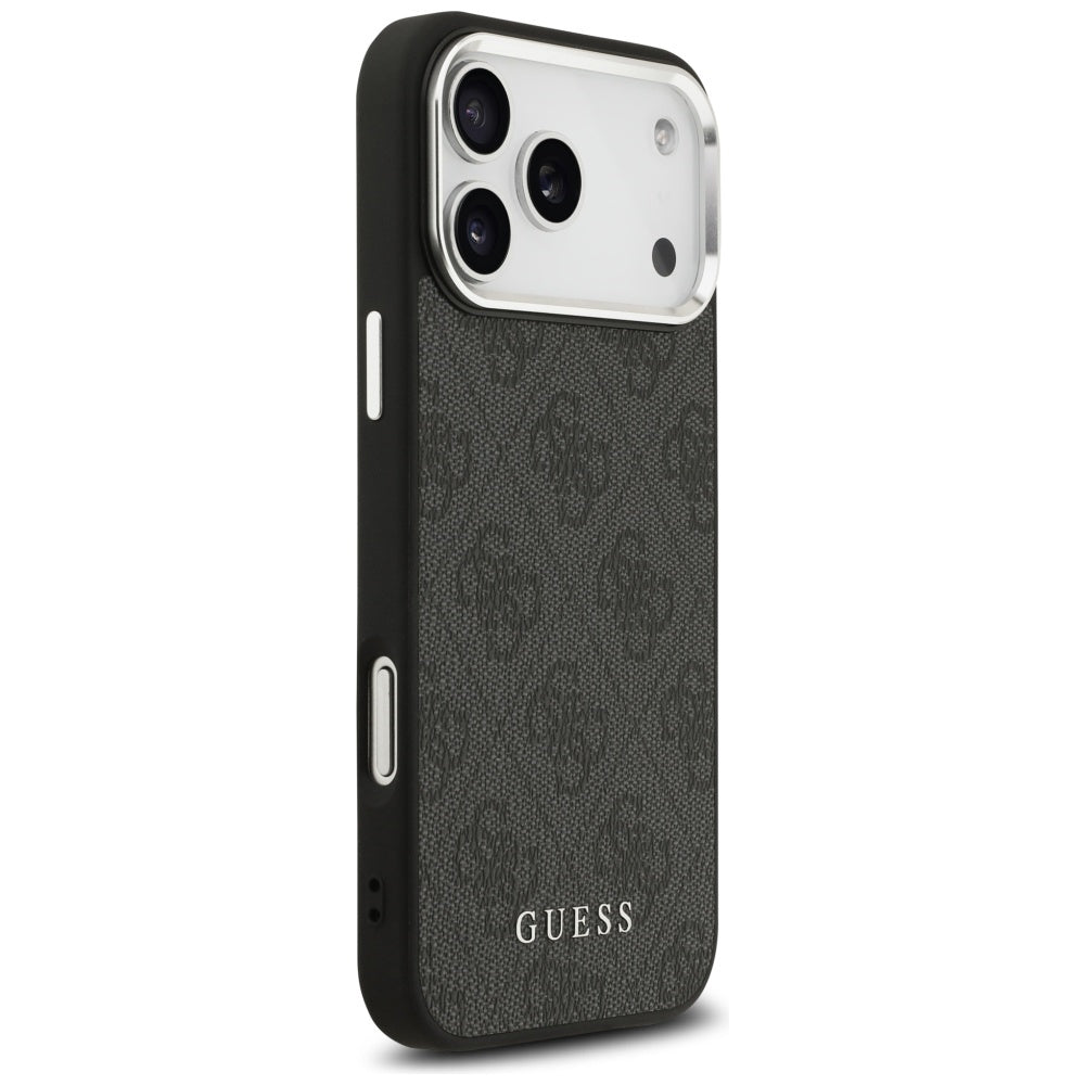 MagSafe tok Apple iPhone 17 Pro Max-hez, Guess, 4G Classic Logo, Fekete
