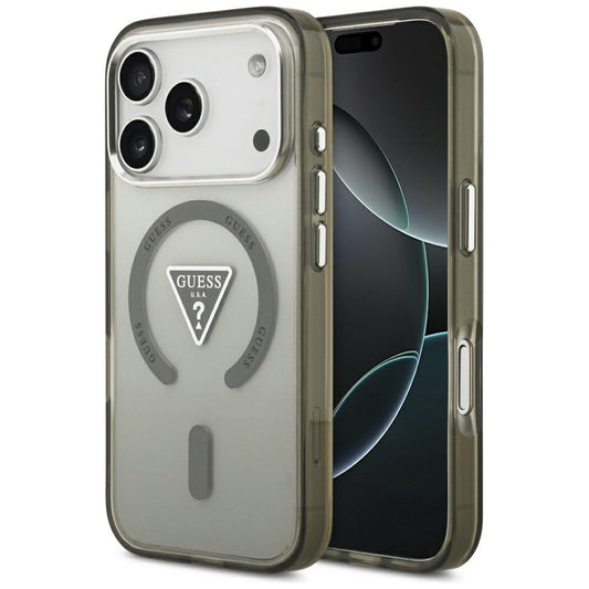 MagSafe tok Apple iPhone 17 Pro Max-hez, Guess, IML Gradient Triangle Logo, Kaki
