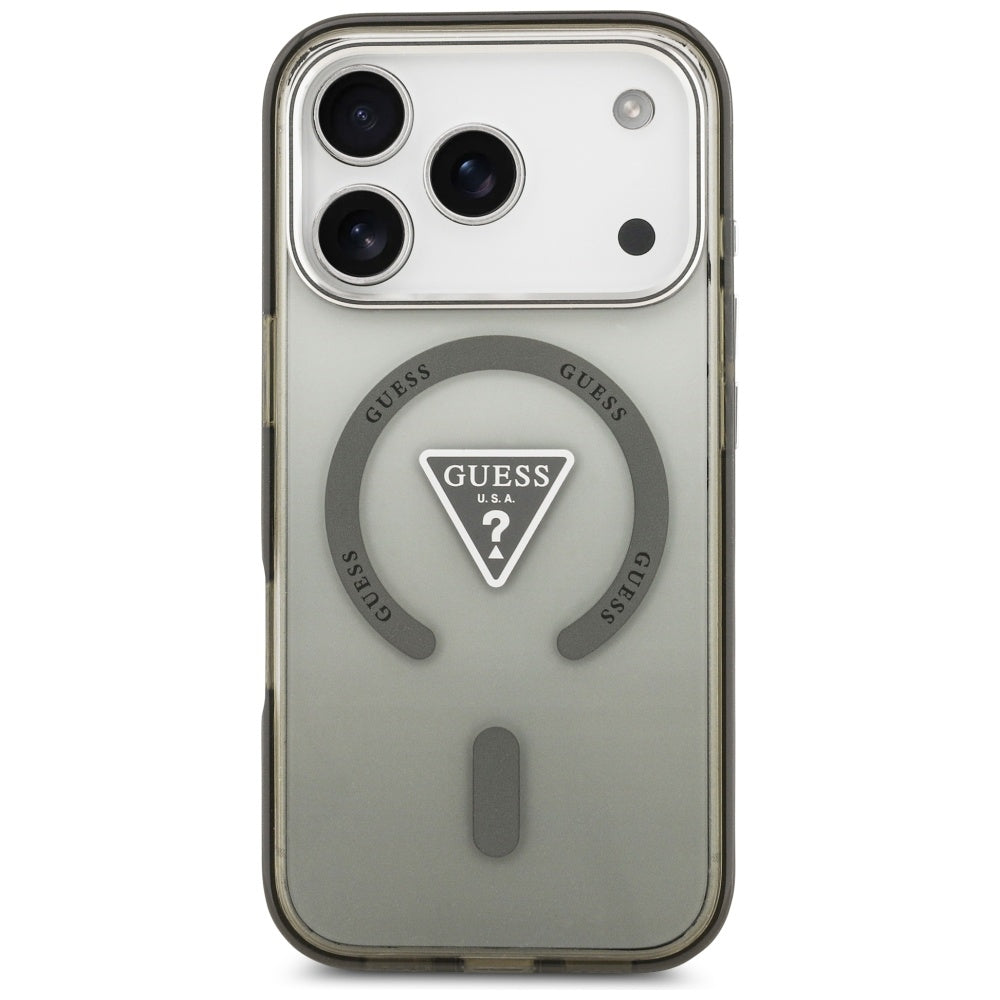 MagSafe tok Apple iPhone 17 Pro Max-hez, Guess, IML Gradient Triangle Logo, Kaki
