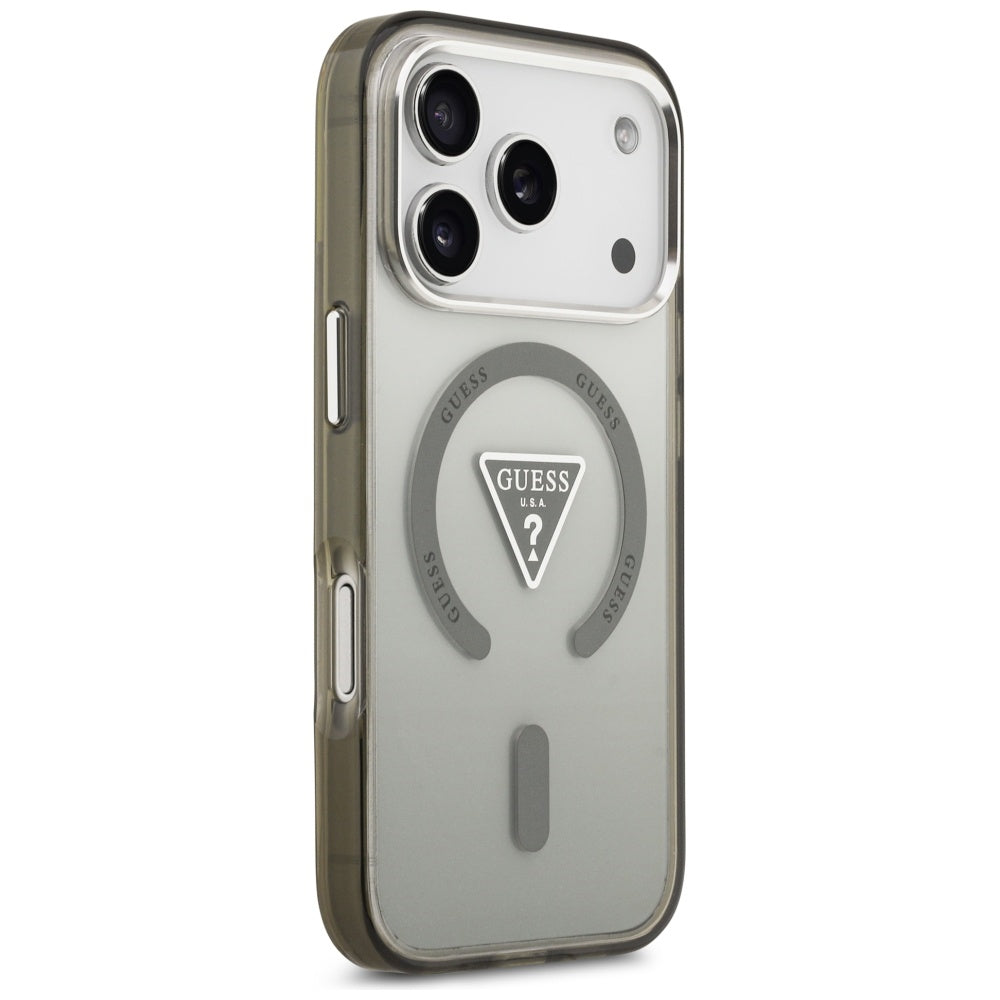 MagSafe tok Apple iPhone 17 Pro Max-hez, Guess, IML Gradient Triangle Logo, Kaki