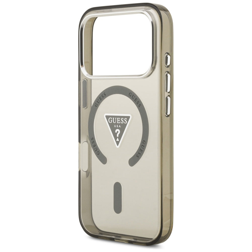 MagSafe tok Apple iPhone 17 Pro Max-hez, Guess, IML Gradient Triangle Logo, Kaki