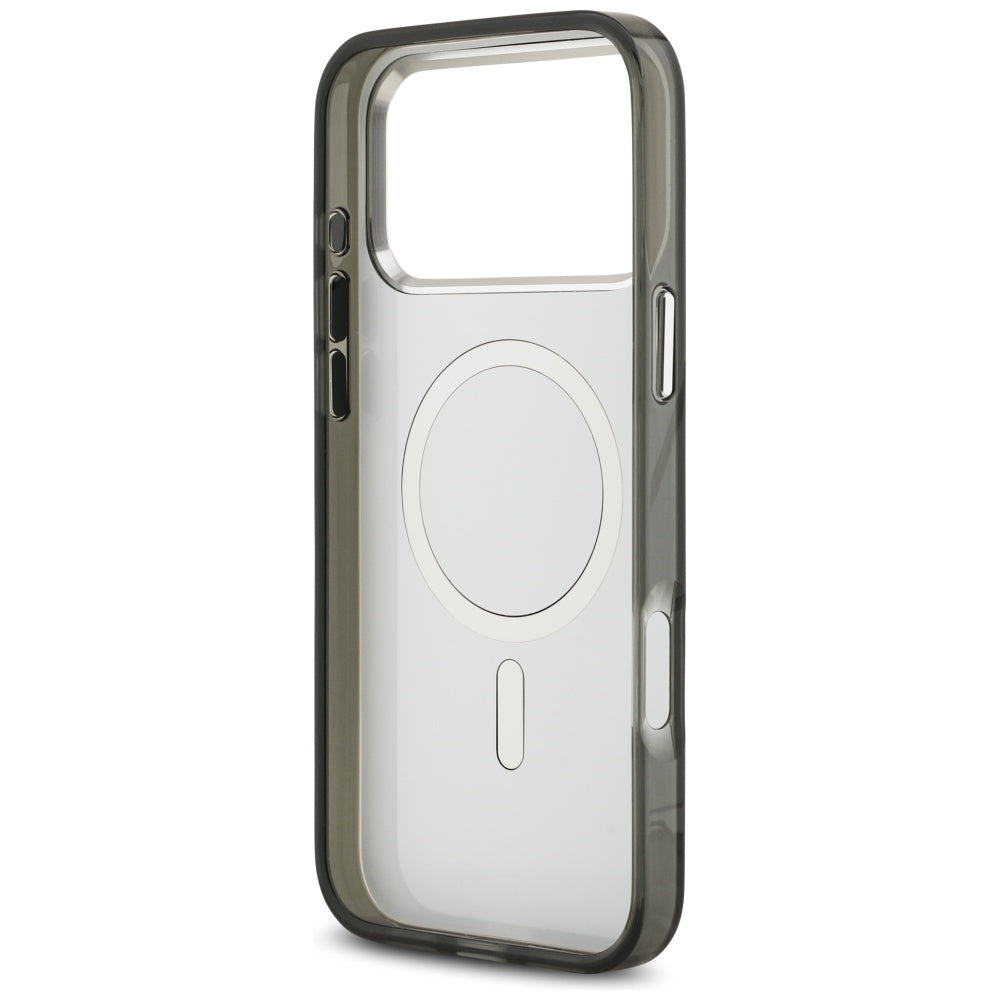 MagSafe tok Apple iPhone 17 Pro Max-hez, Karl Lagerfeld, IML Aquarelle Logo Karl & Choupette, Fekete