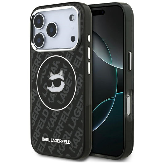 MagSafe tok Apple iPhone 17 Pro Max-hez, Karl Lagerfeld, IML Choupette`s Head, Fekete