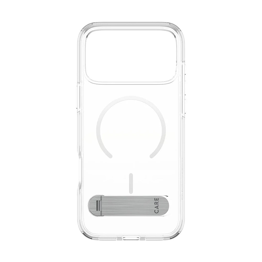 MagSafe tok Apple iPhone 17 Pro Max-hoz, PanzerGlass, Állványos funkció, Átlátszó Fehér