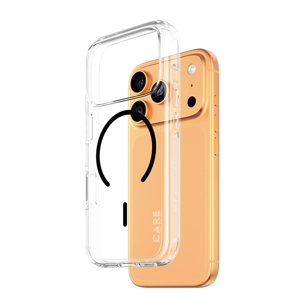 MagSafe tok Apple iPhone 17 Pro Max-hoz, PanzerGlass, Care Urban Explorer, Átlátszó Fekete