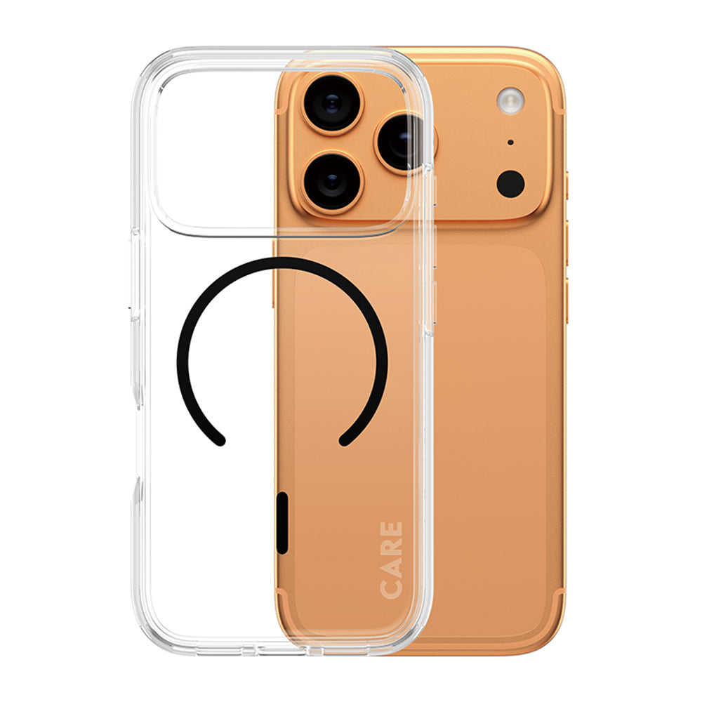 MagSafe tok Apple iPhone 17 Pro Max-hoz, PanzerGlass, Care Urban Explorer, Átlátszó Fekete