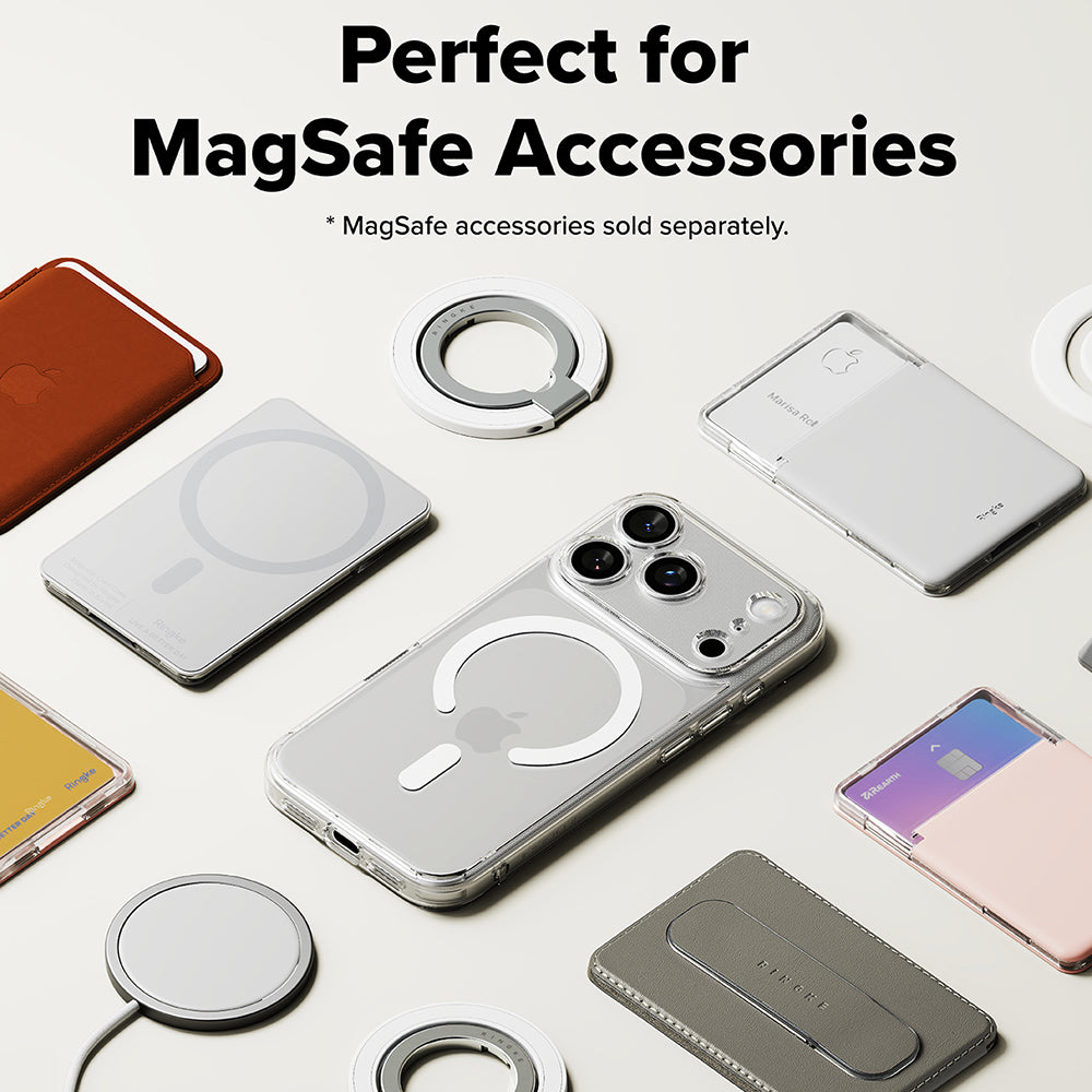 MagSafe Case for Apple iPhone 17 Pro Max, Ringke, Fusion, Transparent
