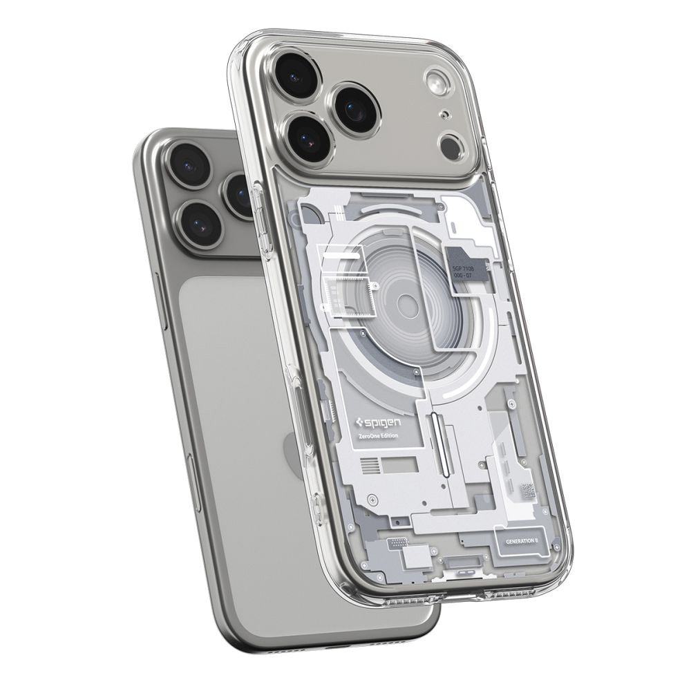MagSafe tok Apple iPhone 17 Pro Max-hez, Spigen, Ultra Hybrid Zero One, Fehér ACS10287