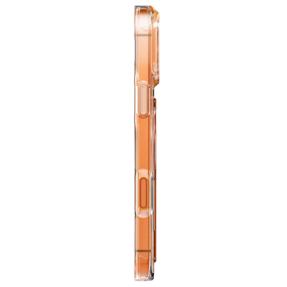 MagSafe tok Apple iPhone 17 Pro Max-hoz, UNIQ, Heldro Air MagClick, Szürke Átlátszó