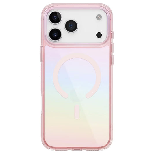 MagSafe tok Apple iPhone 17 Pro Max-hoz, UNIQ, Iridescia MagClick, Pasztellkék