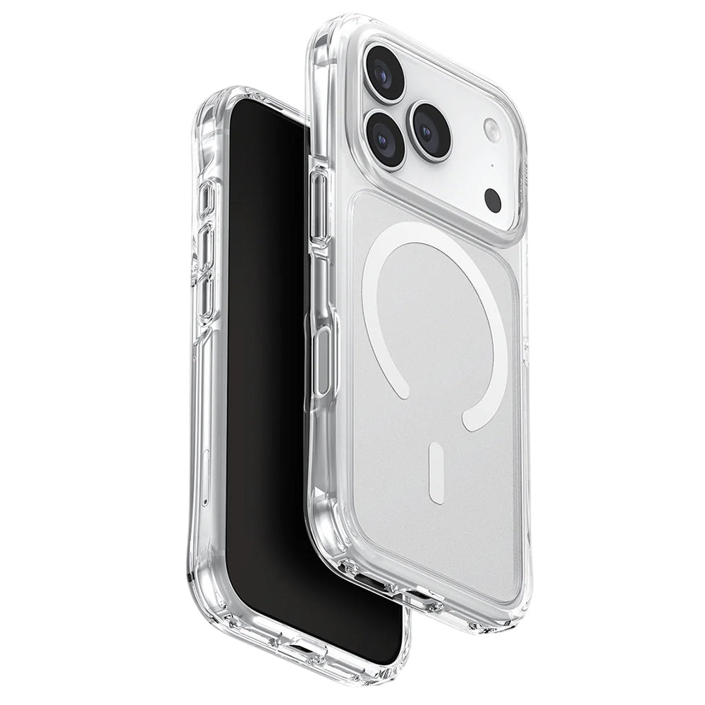 MagSafe tok Apple iPhone 17 Pro Max-hoz, UNIQ, LifePro Xtreme MagClick, Átlátszó