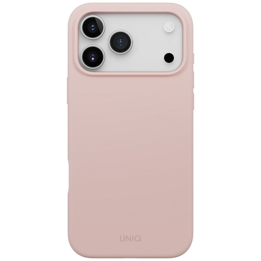 MagSafe tok Apple iPhone 17 Pro Max-hoz, UNIQ, Lino MagClick, Rózsaszín