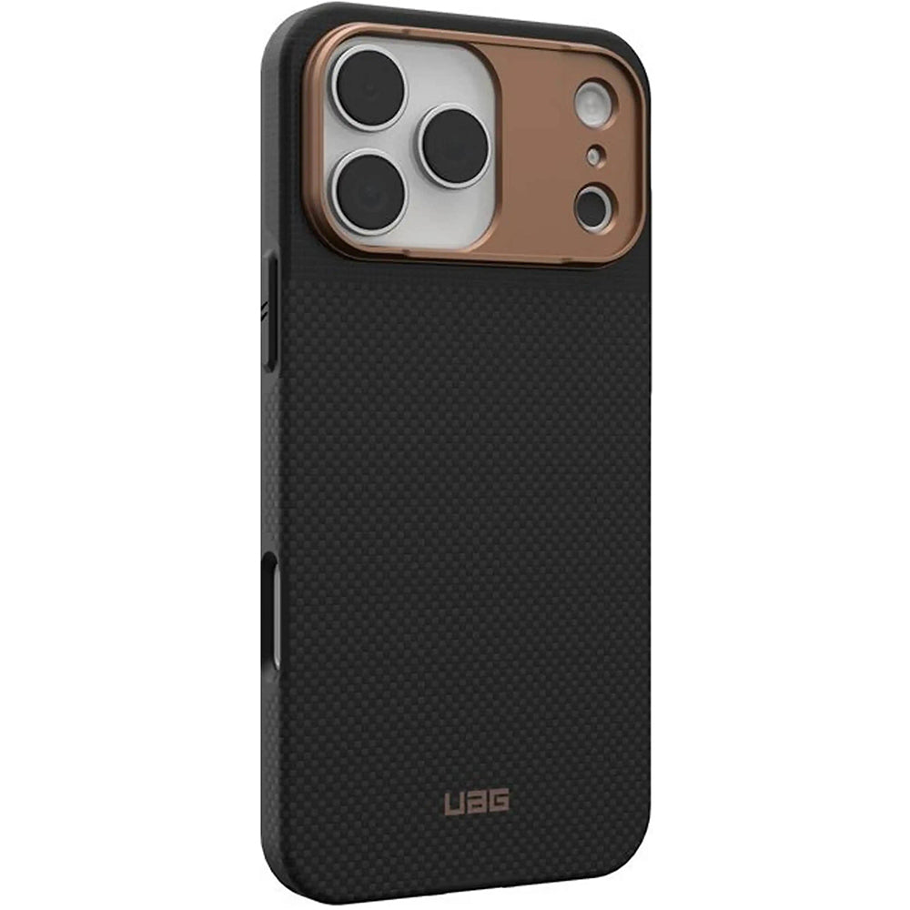 MagSafe tok Apple iPhone 17 Pro Max-hoz, Urban Armor Gear, Fibr Armr, Fekete Bronz