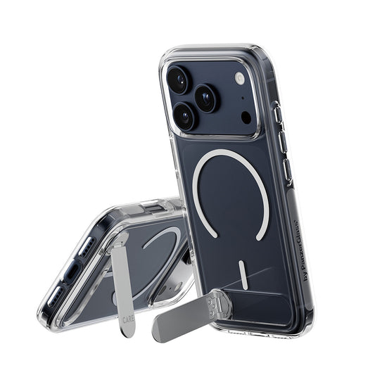 MagSafe tok Apple iPhone 17 Pro-hoz, PanzerGlass, Állványos funkció, Átlátszó
