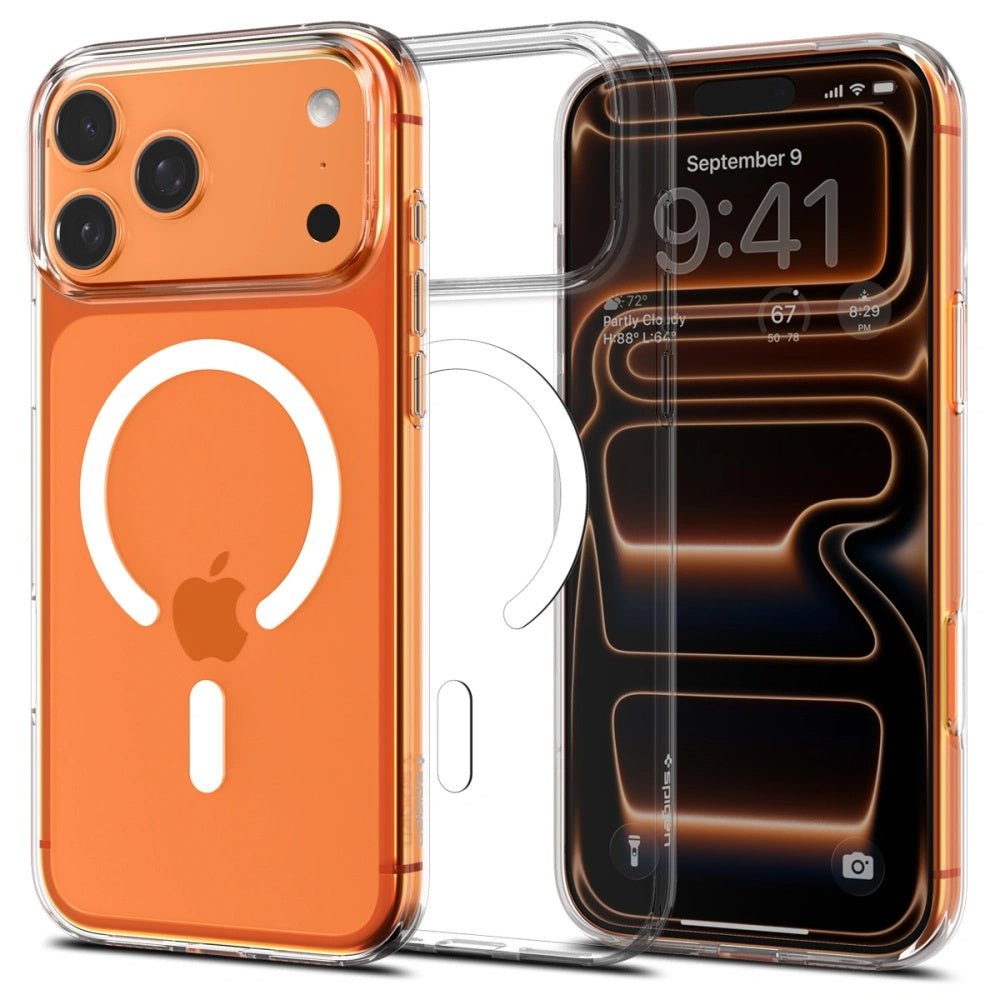 MagSafe tok Apple iPhone 17 Pro-hoz, Spigen, Liquid Crystal, Fehér ACS10396