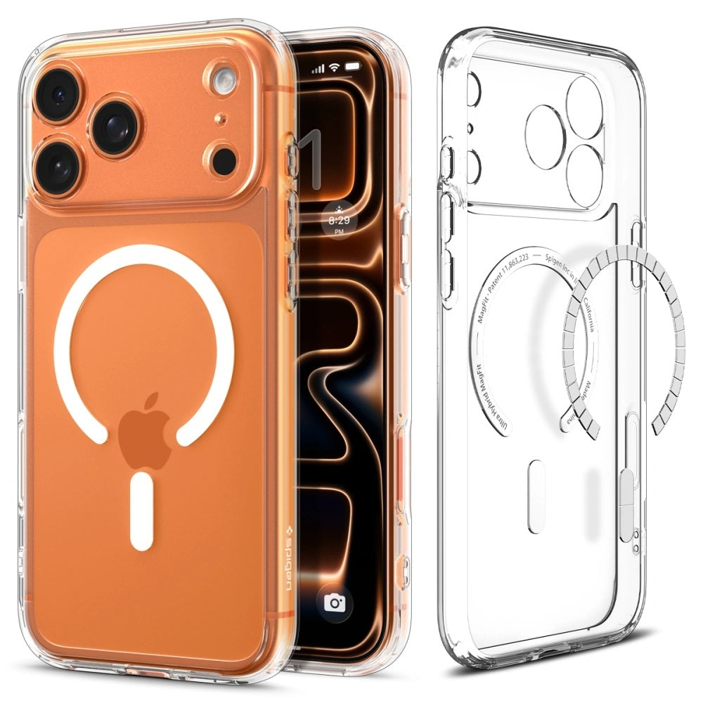 MagSafe tok Apple iPhone 17 Pro-hoz, Spigen, Ultra Hybrid, Fehér ACS10346