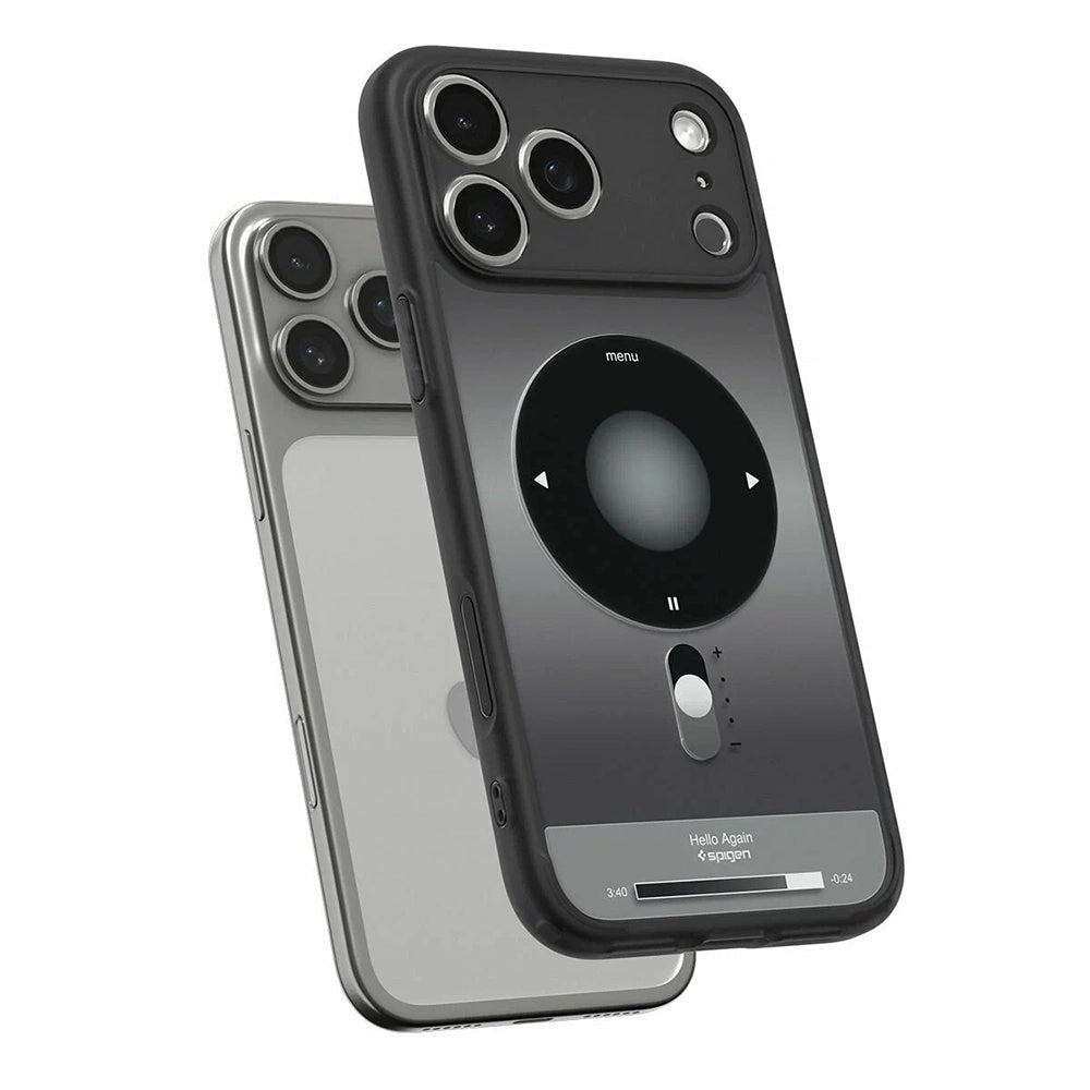 MagSafe tok Apple iPhone 17 Pro-hoz, Spigen, Ultra Hybrid Classic, Fekete