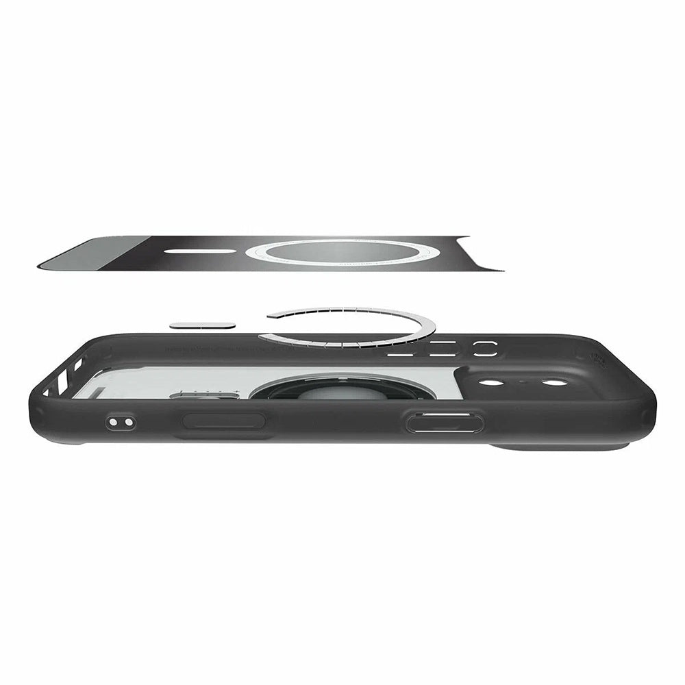 MagSafe tok Apple iPhone 17 Pro-hoz, Spigen, Ultra Hybrid Classic, Fekete