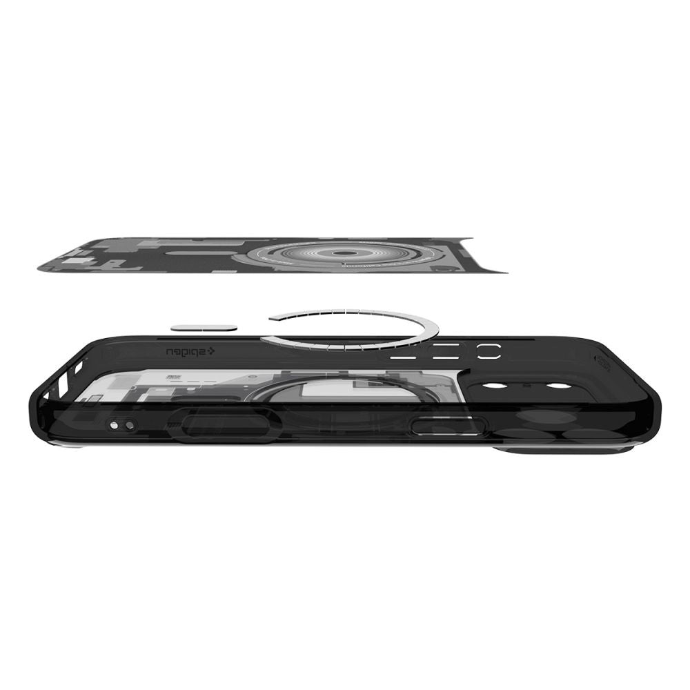 MagSafe tok Apple iPhone 17 Pro-hoz, Spigen, Ultra Hybrid Zero One, Fekete ACS10353