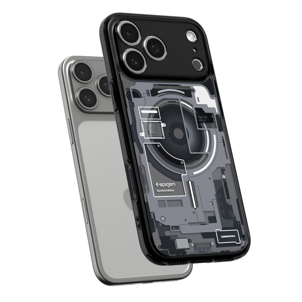 MagSafe tok Apple iPhone 17 Pro-hoz, Spigen, Ultra Hybrid Zero One, Fekete ACS10353