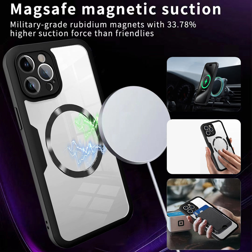 MagSafe Case for Apple iPhone 17 Pro, Techsuit, ColorVerse 360, Blue