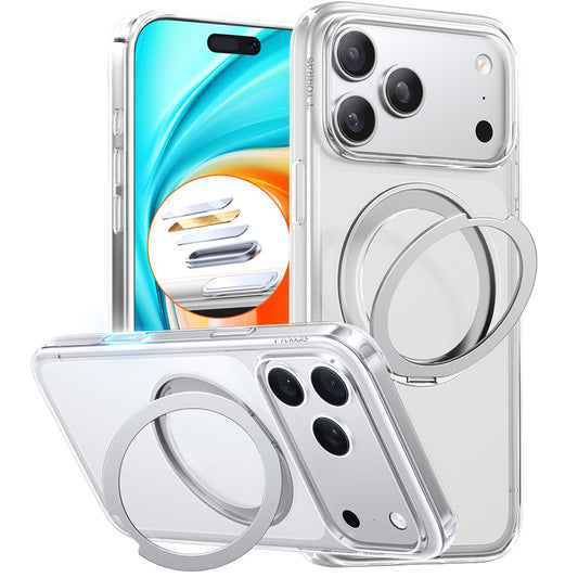 MagSafe tok Apple iPhone 17 Pro-hoz, Torras, Ostand Pro, Átlátszó