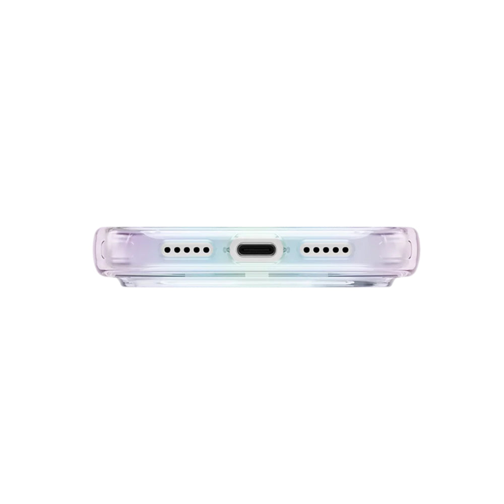 MagSafe tok Apple iPhone 17 Pro-hoz, UNIQ, Iridescia MagClick, Többszínű