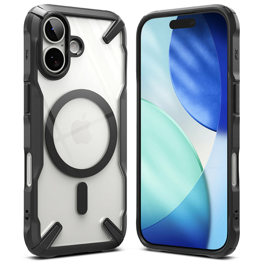 MagSafe tok Apple iPhone 17-hez, Ringke, Fusion X, Fekete